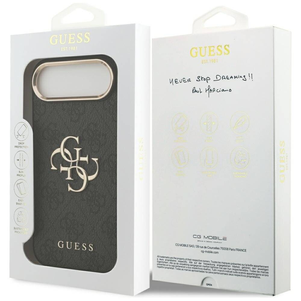 Guess 4G Big Classic Logo Hülle iPhone Air – Schwarz Gold