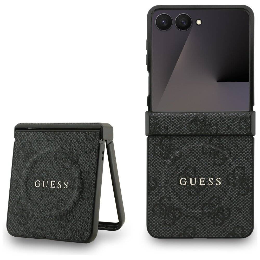 Guess 4G Classic MagSafe Case Samsung Galaxy Z Flip 7 - Schwarz