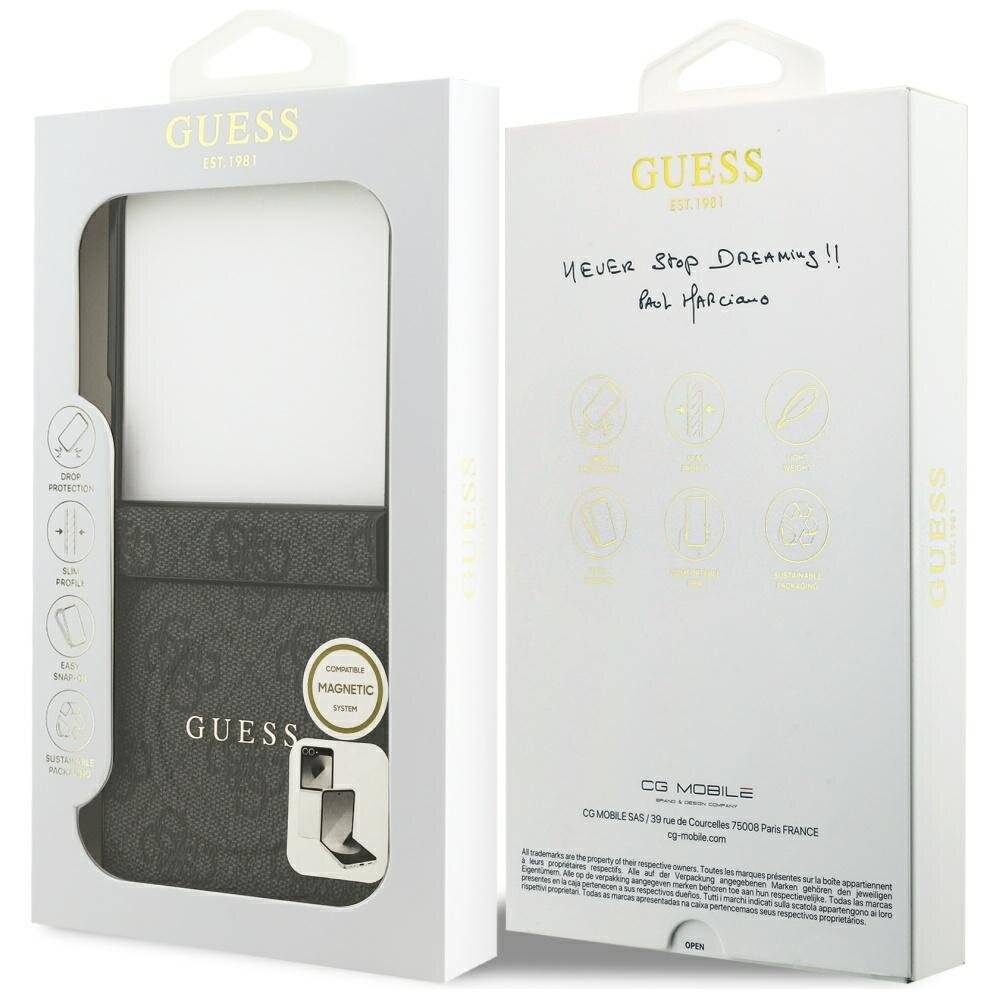 Guess 4G Classic MagSafe Case Samsung Galaxy Z Flip 7 - Schwarz