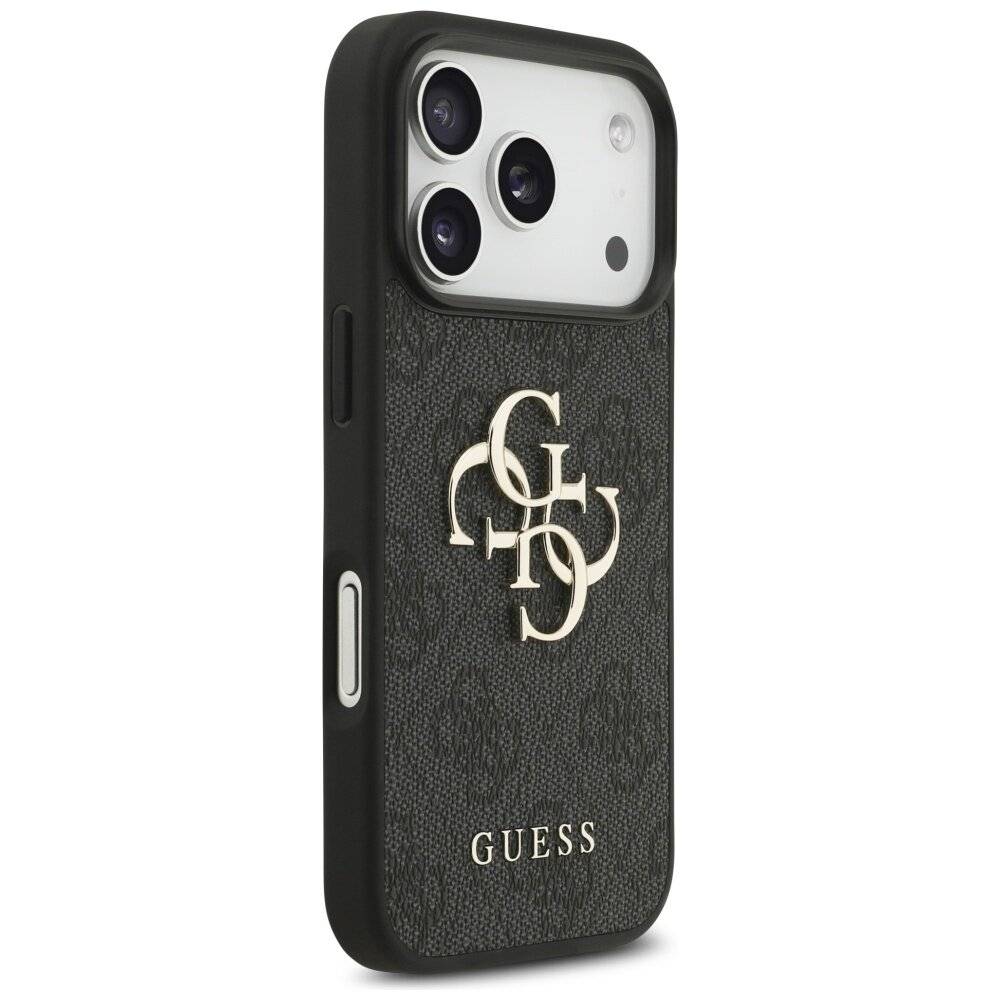 Guess 4G Strap Classic Logo Hülle iPhone 17 Pro - Schwarz