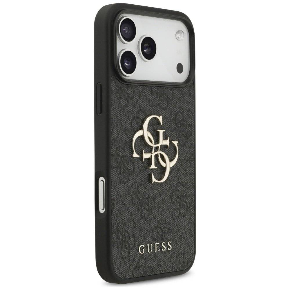 Guess 4G Strap Classic Logo Hülle iPhone 17 Pro Max - Schwarz