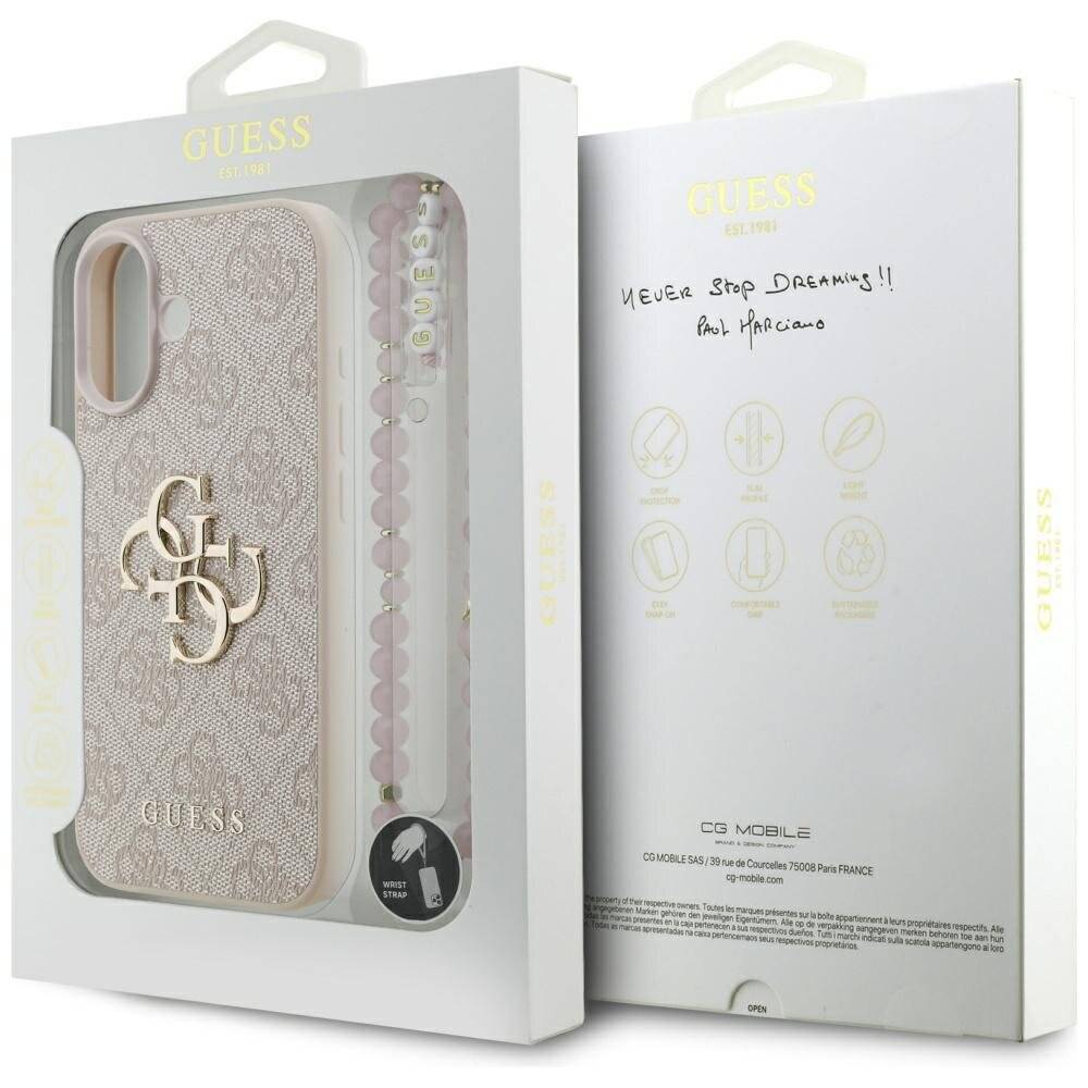 Transparente Handyhülle mit schwarzem und hellem lila Blumenmuster, mit MagSafe-Ring und drei Kameralinsen-Ausschnitten.