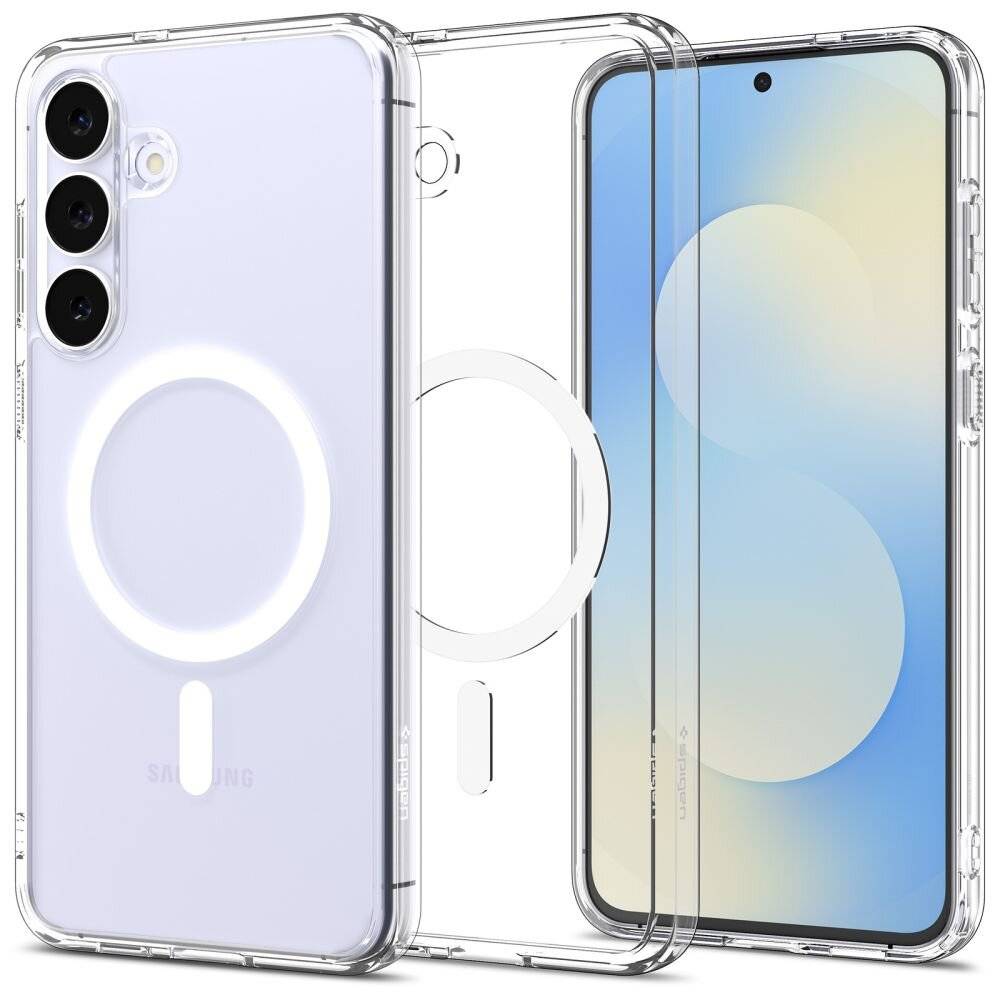 Spigen Ultra Hybrid Mag MagSafe Case Samsung Galaxy S25 FE - Klar Weiß