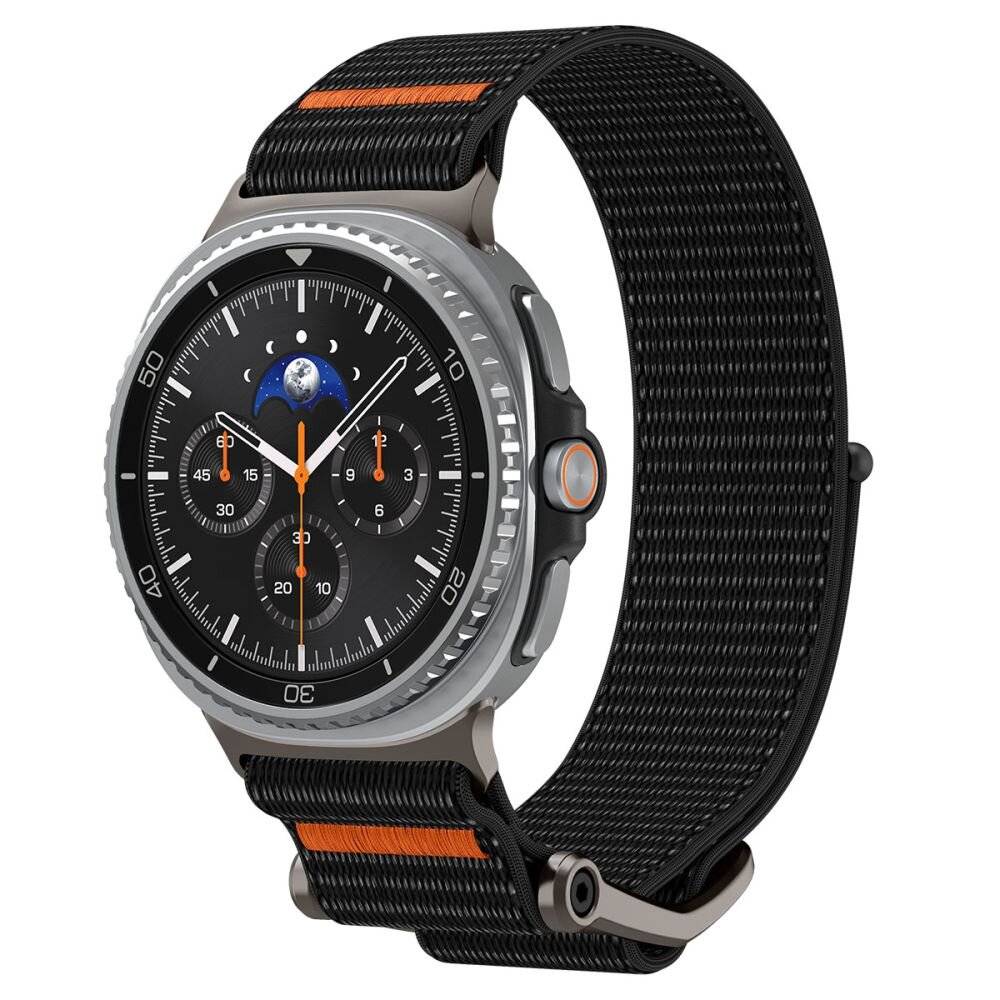 Spigen DuraPro Flex Armband für Samsung Galaxy Watch 40/44/46 mm - Schwarz