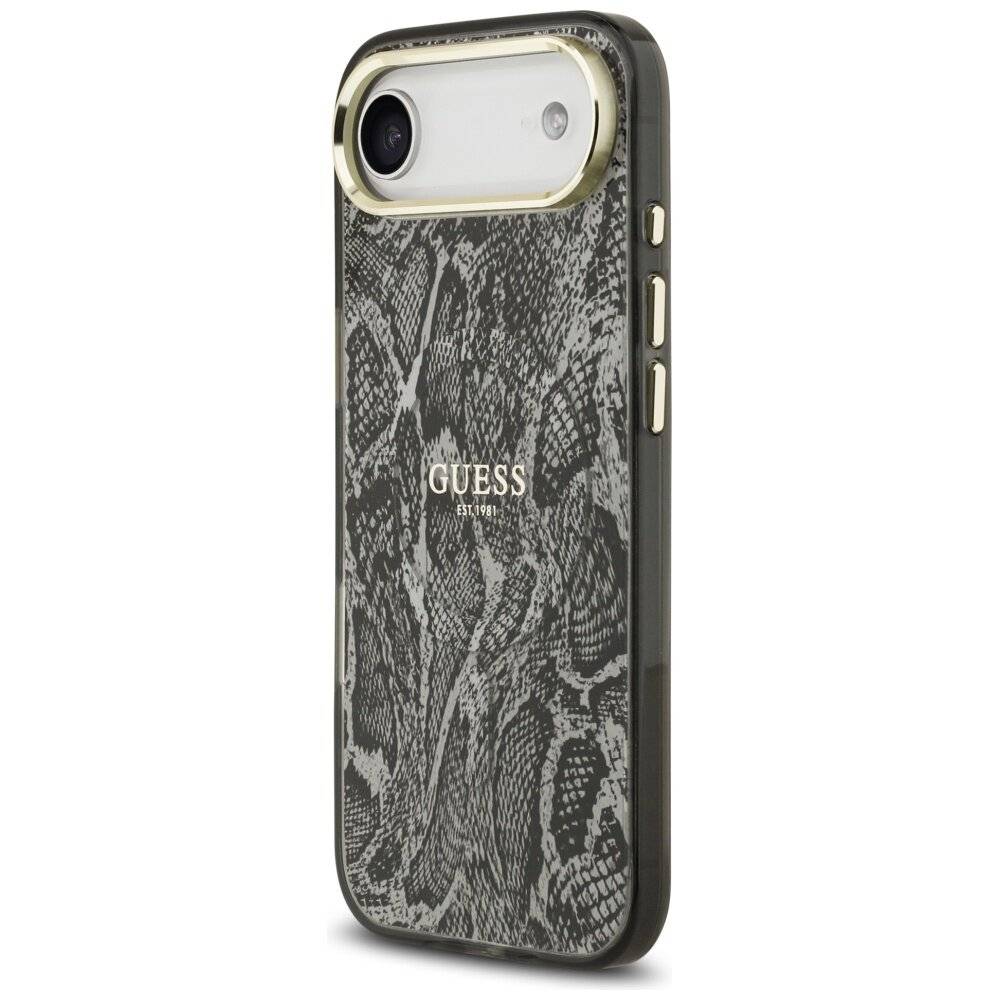 Guess Python Pattern MagSafe Case iPhone Air - Schwarz