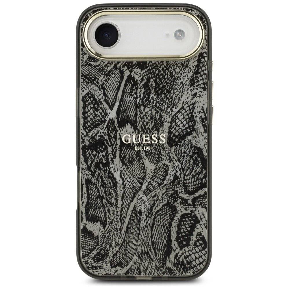 Guess Python Pattern MagSafe Case iPhone Air - Schwarz
