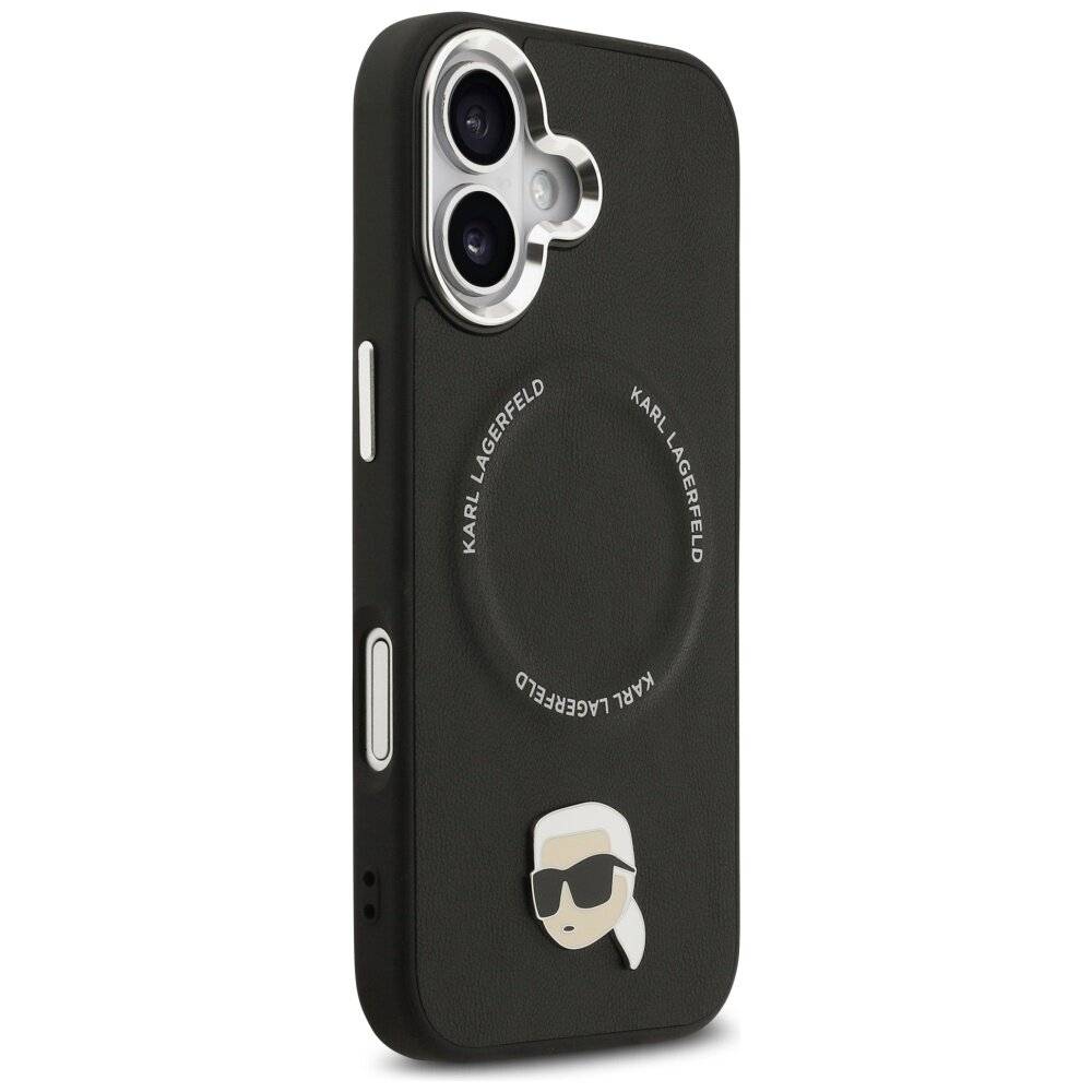 Karl Lagerfeld Pin MagSafe Case iPhone 17 - Schwarz