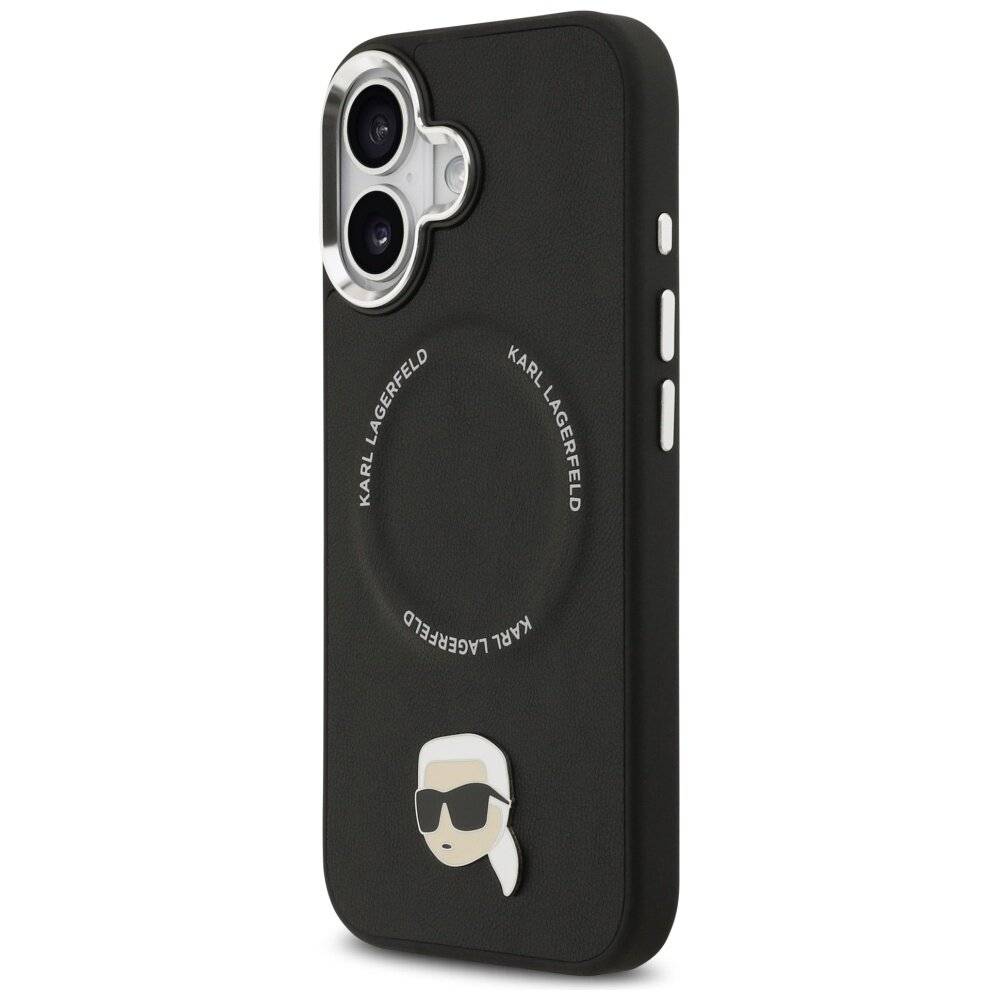 Karl Lagerfeld Pin MagSafe Case iPhone 17 - Schwarz
