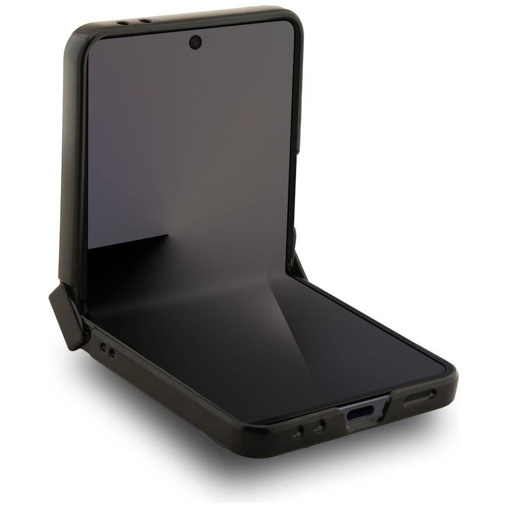 Karl Lagerfeld Karl&Choupette Pins MagSafe Hülle für Samsung Galaxy Z Flip 7 - Schwarz