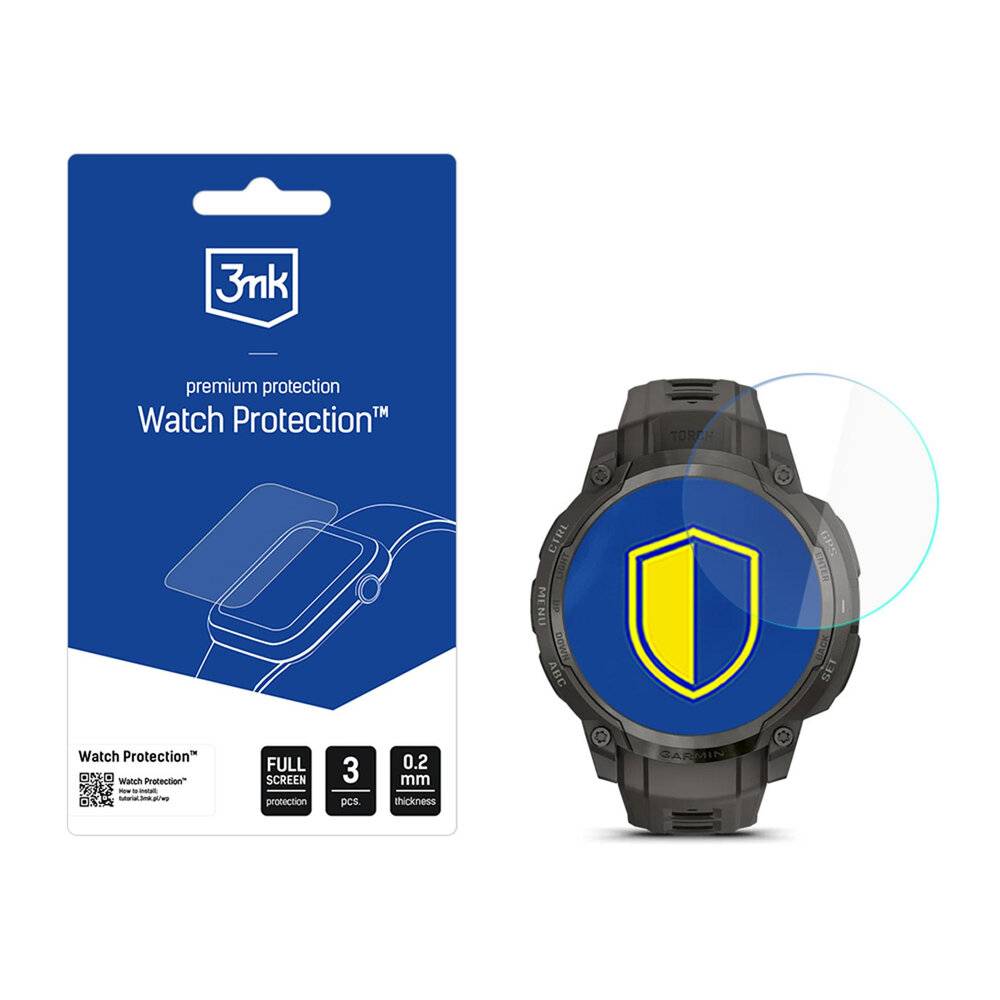 3mk Watch Protection FlexibleGlass Hybridglas Smartwatch-Display Garmin Instinct Crossover
