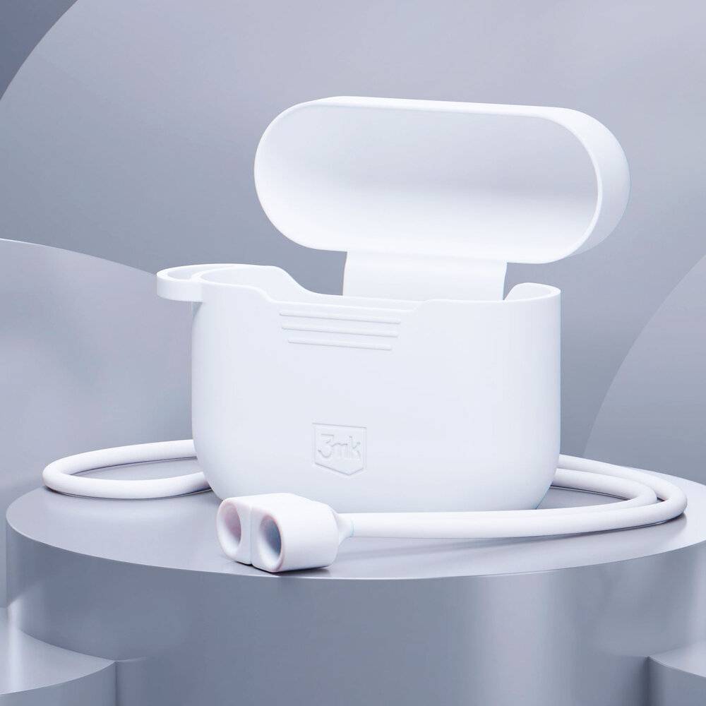 3mk Silikonhülle für AirPods Pro 3 – Weiß