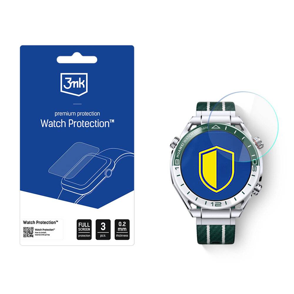 3mk Watch Protection FlexibleGlass Hybridglas Smartwatch-Display Huawei Ultimate 2