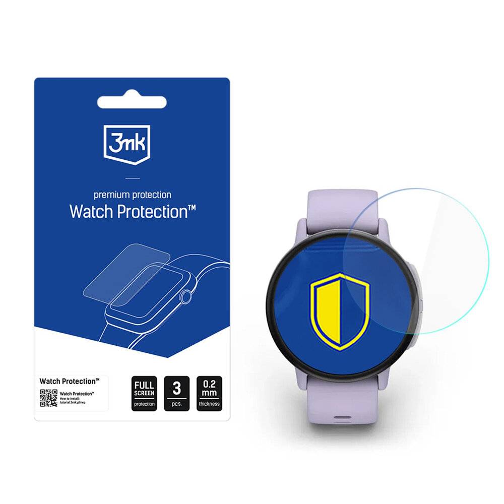 3mk Watch Protection FlexibleGlass Hybridglas für das Smartwatch-Display für Garmin Bounce 2