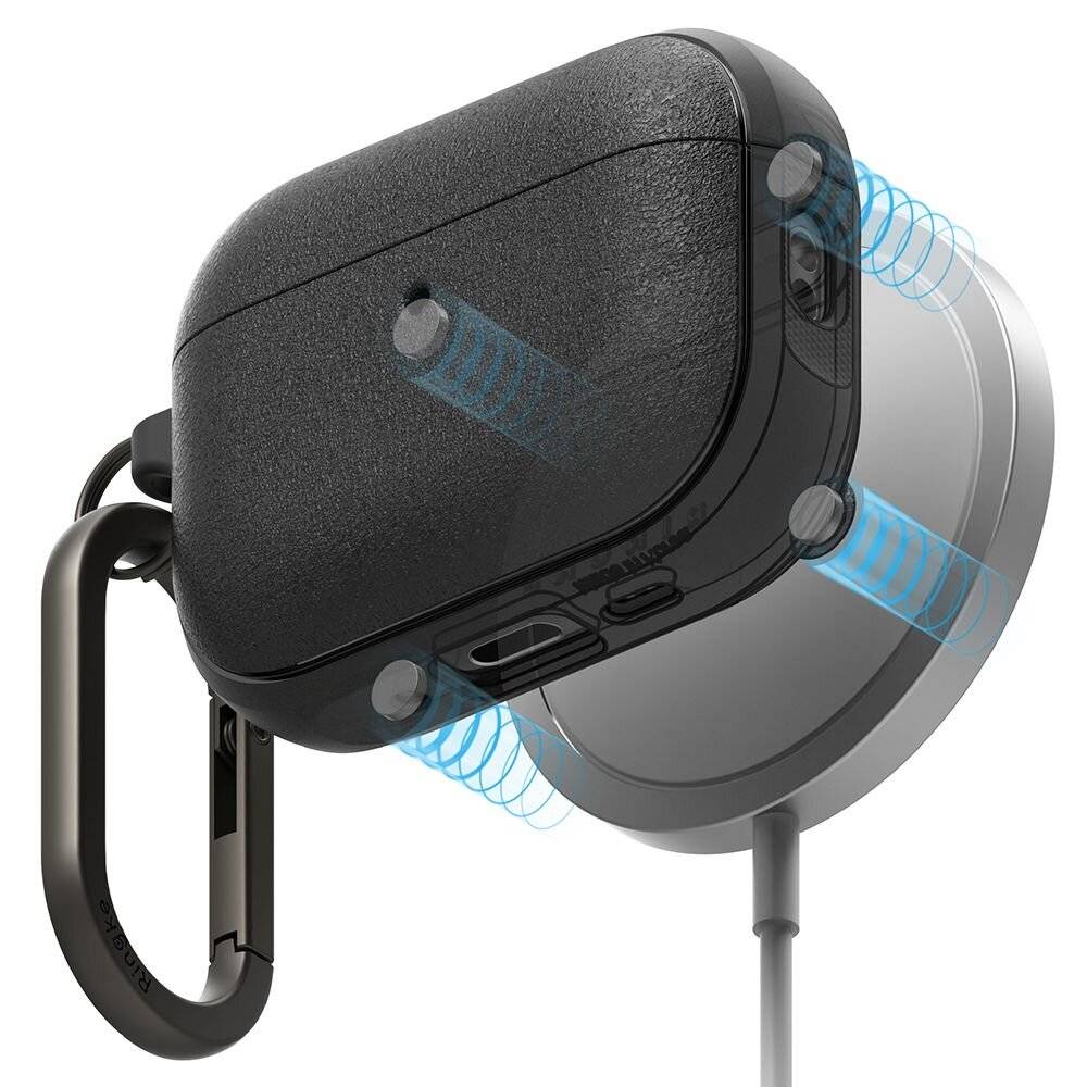 Ringke Onyx Magnetische MagSafe-Hülle für AirPods Pro 3 – Schwarz