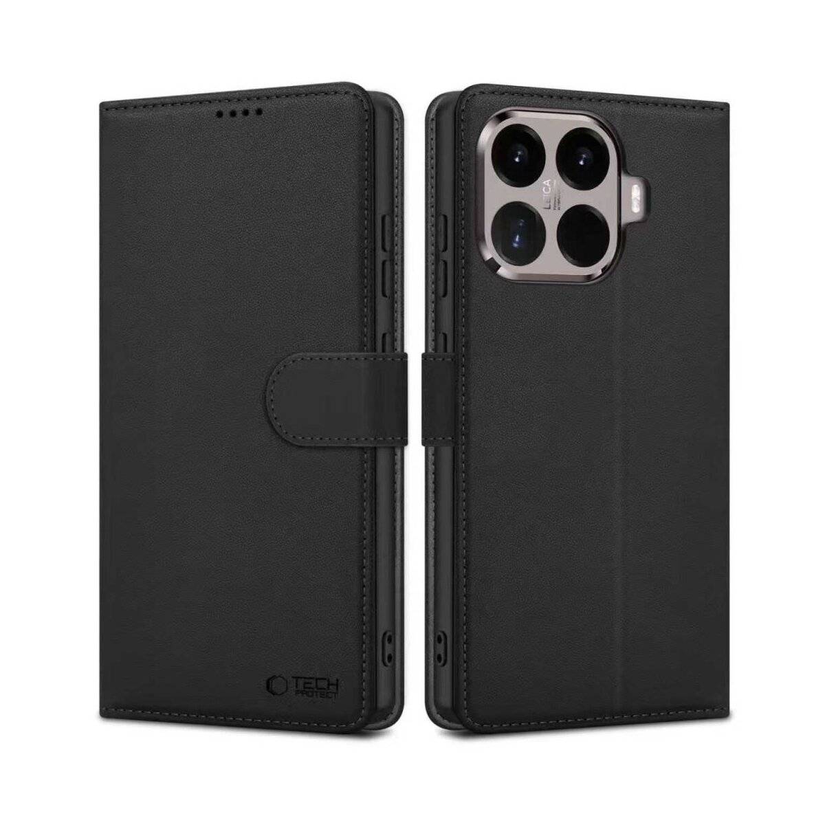 Xiaomi 15T Pro Tech-Protect Wallet Hülle - Schwarz