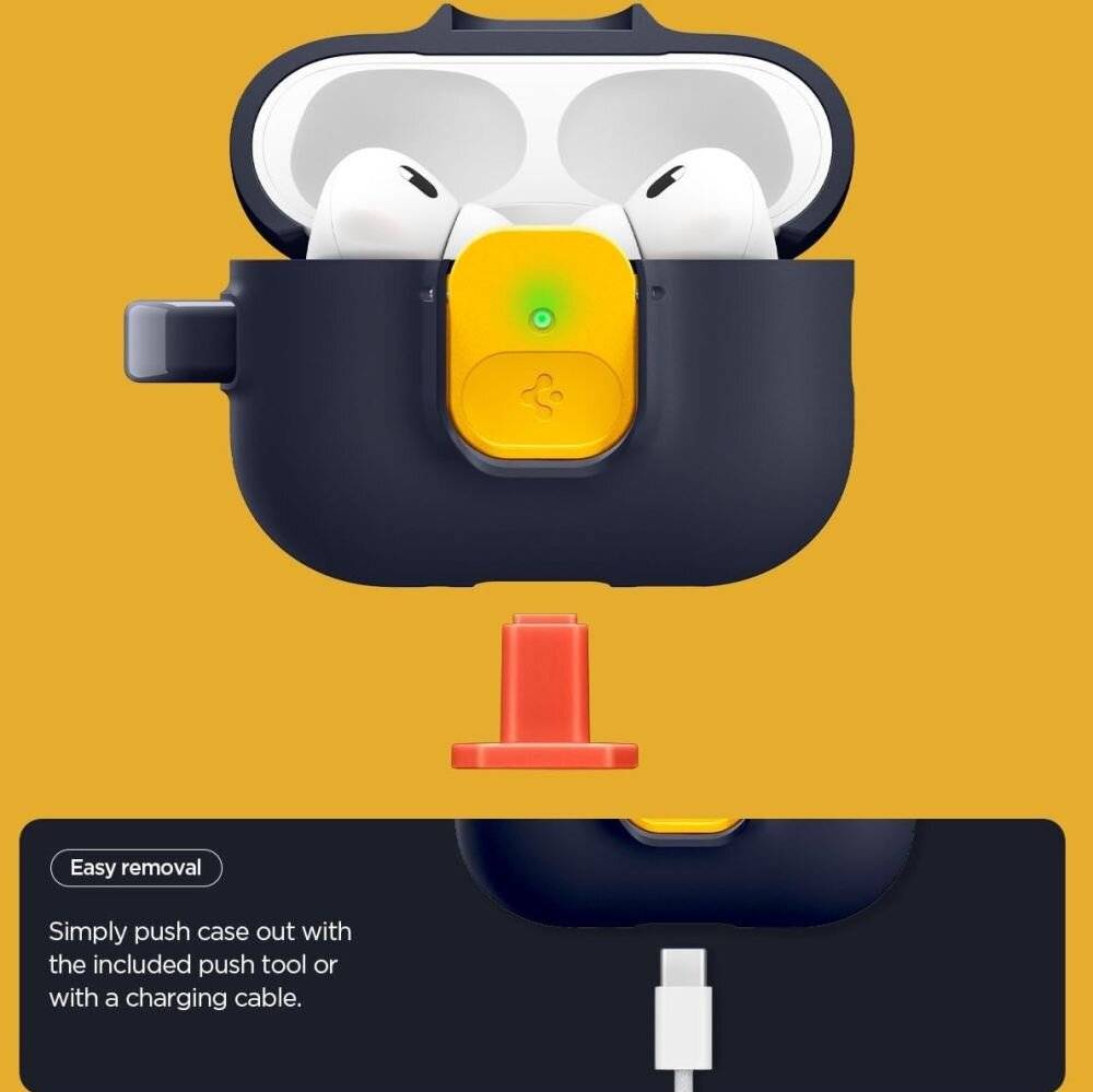 Spigen Nano Pop Hülle für AirPods Pro 3 – Marineblau und Gelb