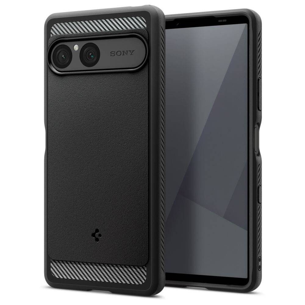 Spigen Rugged Armor Case für Sony Xperia 10 VII - Mattschwarz