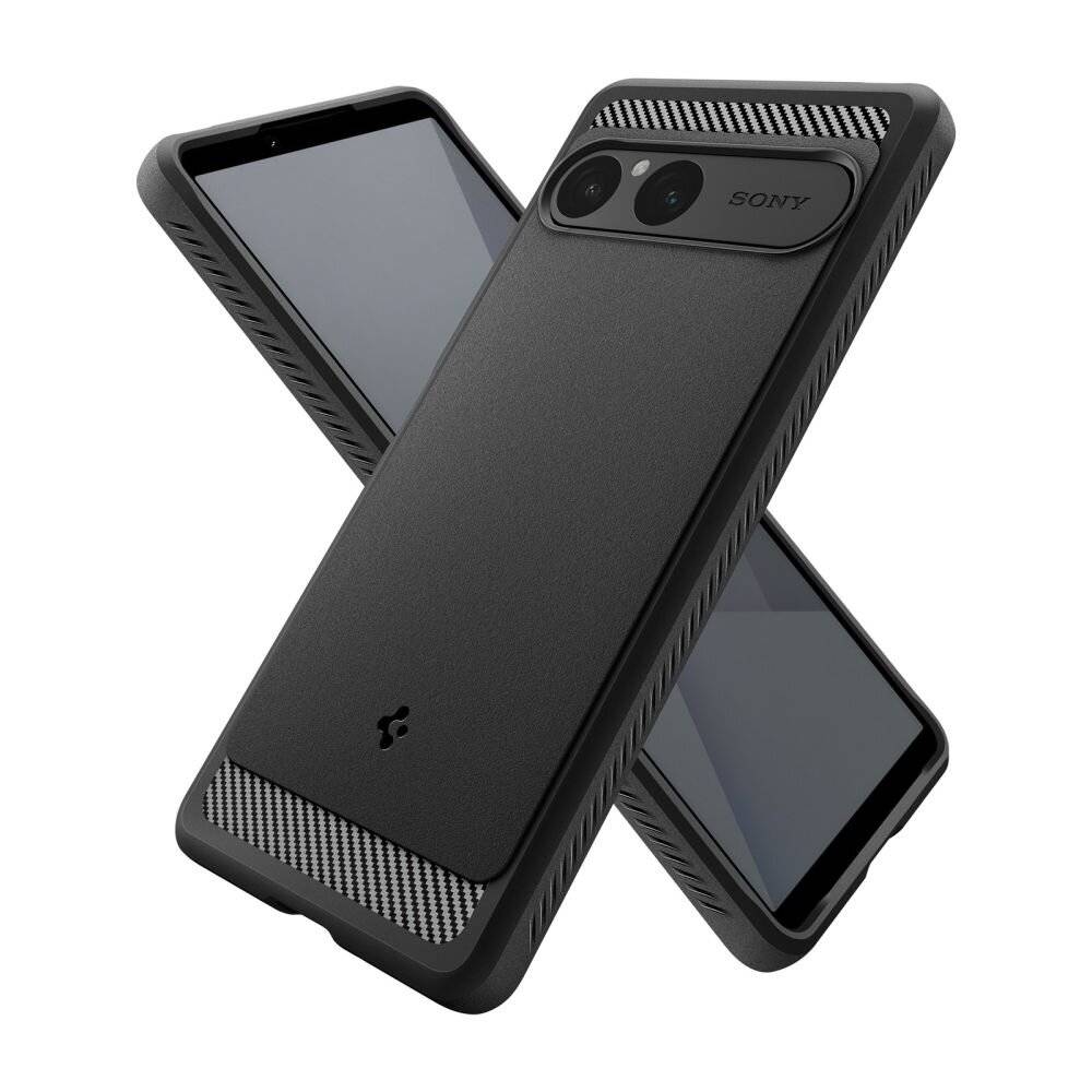 Spigen Rugged Armor Case für Sony Xperia 10 VII - Mattschwarz