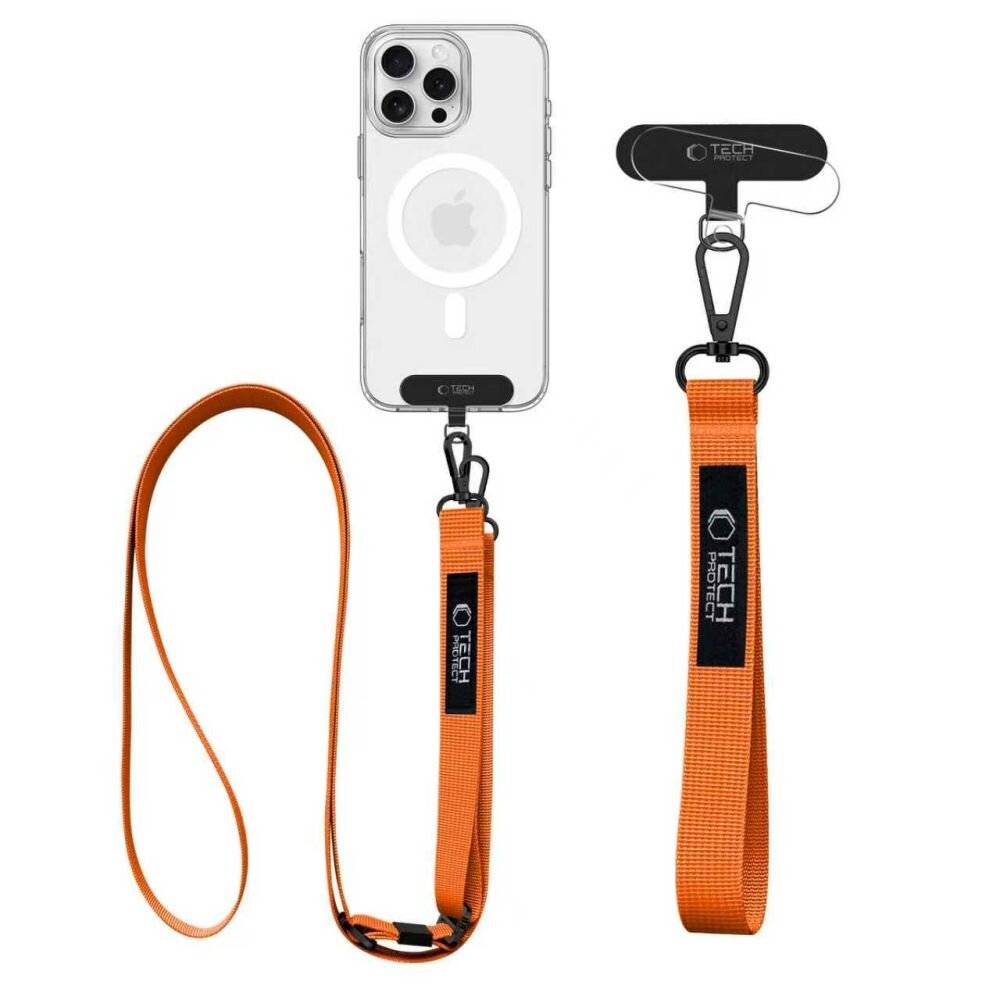 Tech-Protect C6S Seil-Umhängeleine - Orange