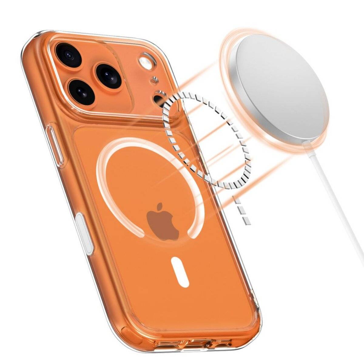 Tech-Protect Magpeak Magsafe CC Case für iPhone 17 Pro - Transparent