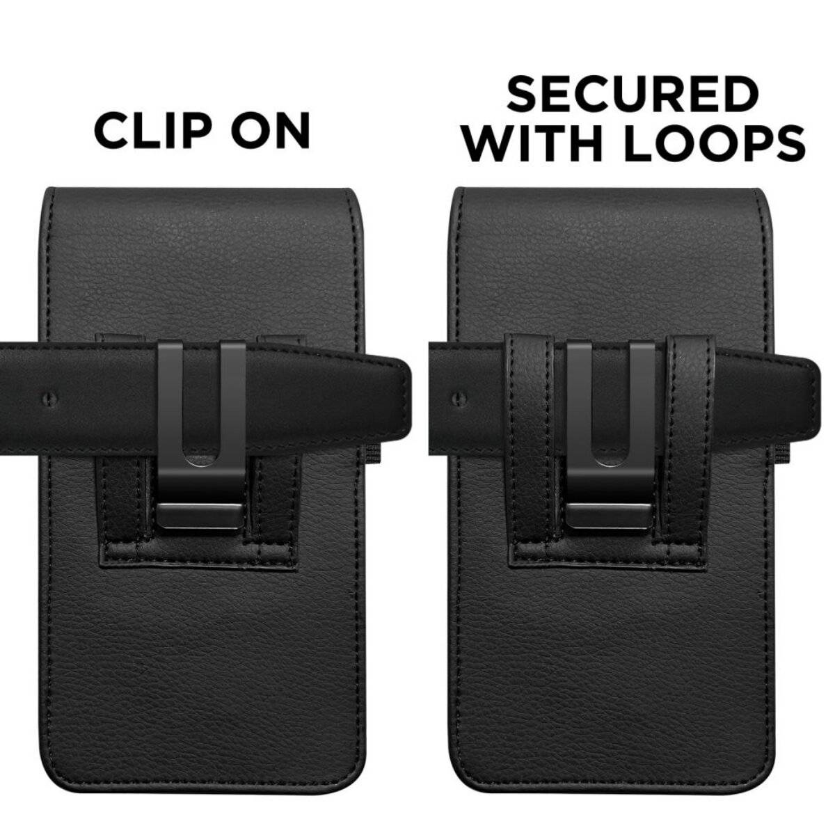 Tech-Protect SM75 Hülle für 5,8-6,8" Smartphones - Schwarz