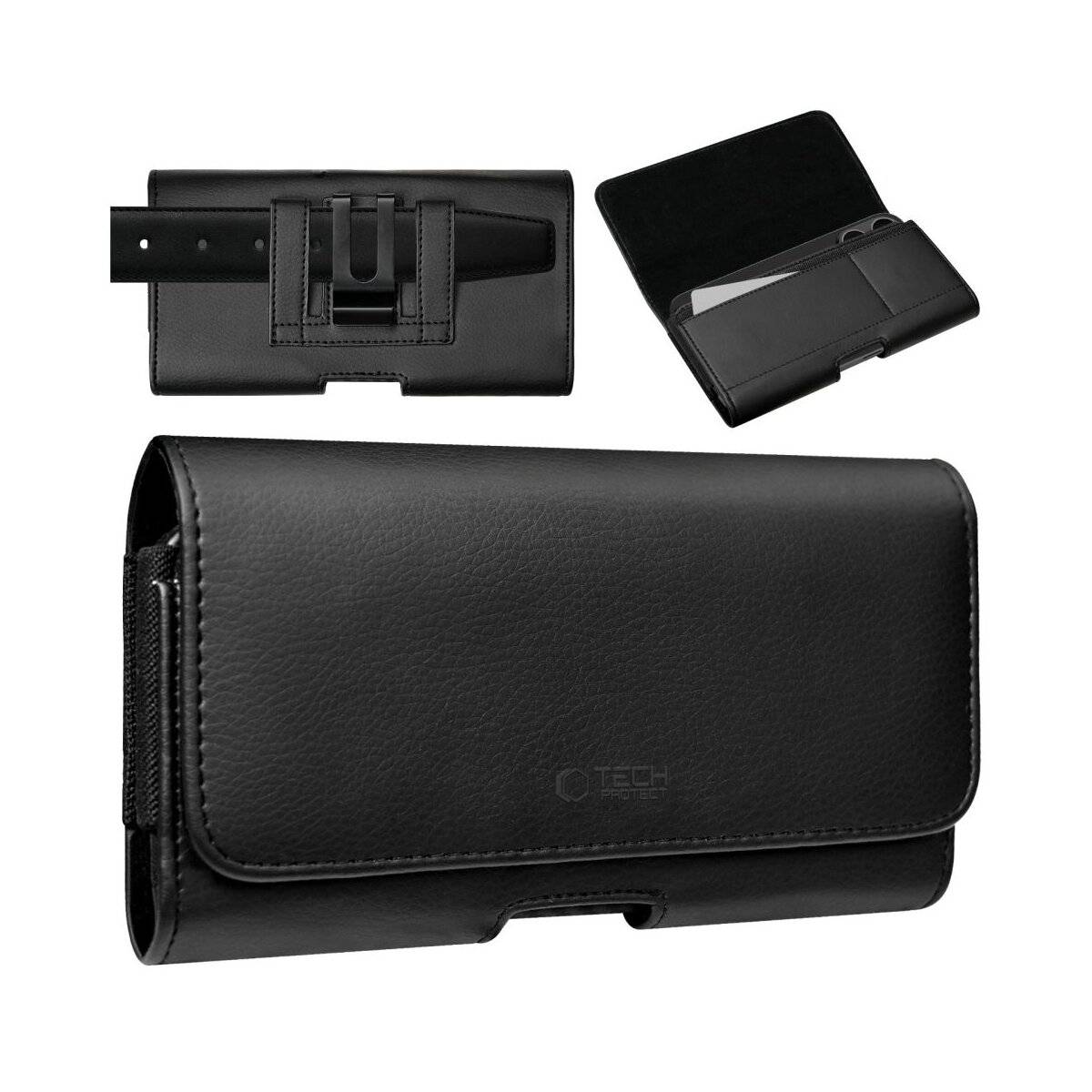 Tech-Protect SM80 Hülle für 5,8-6,8" Smartphones - Schwarz