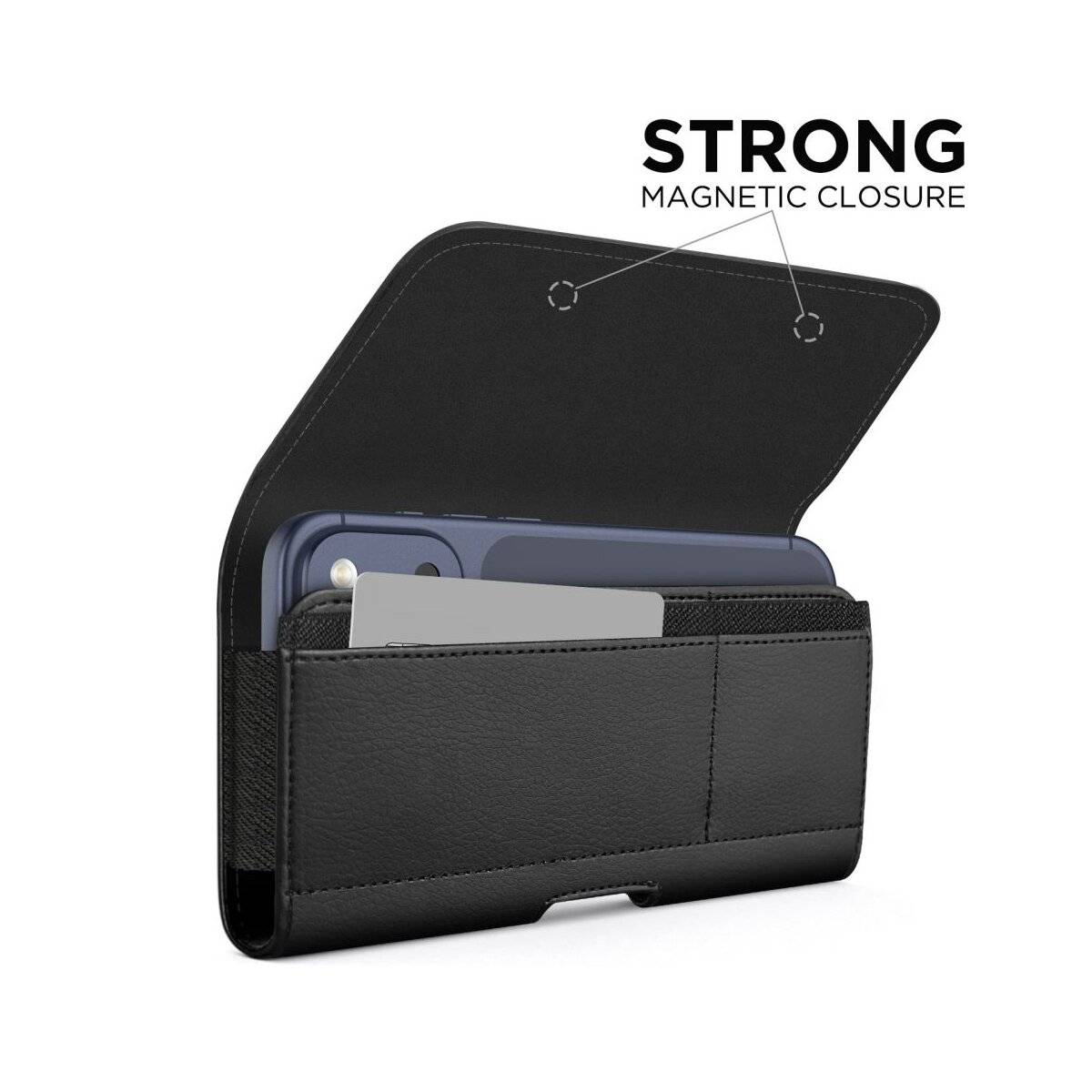 Tech-Protect SM80 Hülle für 5,8-6,8" Smartphones - Schwarz