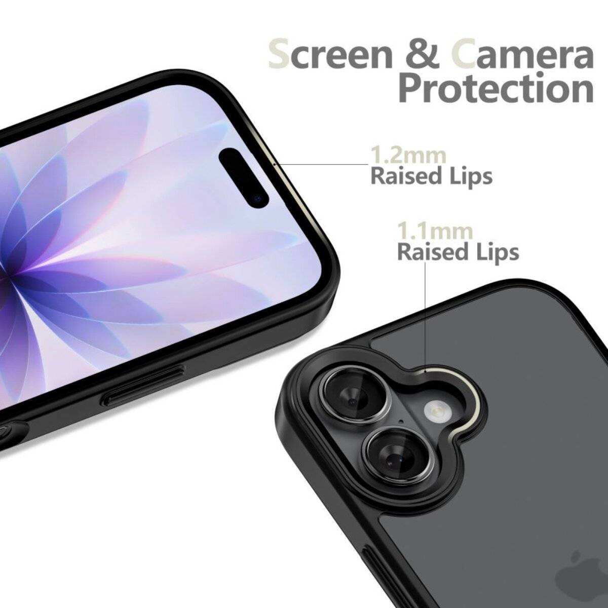 Tech-Protect MagMat iPhone 17 Hülle - Mattschwarz