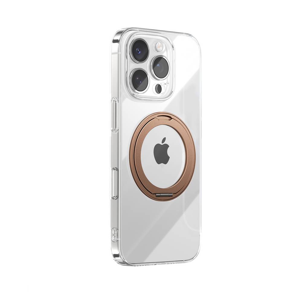 Graue kabellose Ohrhörer in einem passenden Ladeetui mit LED-Statusanzeige und dem Markennamen UNIQ auf der Vorderseite.