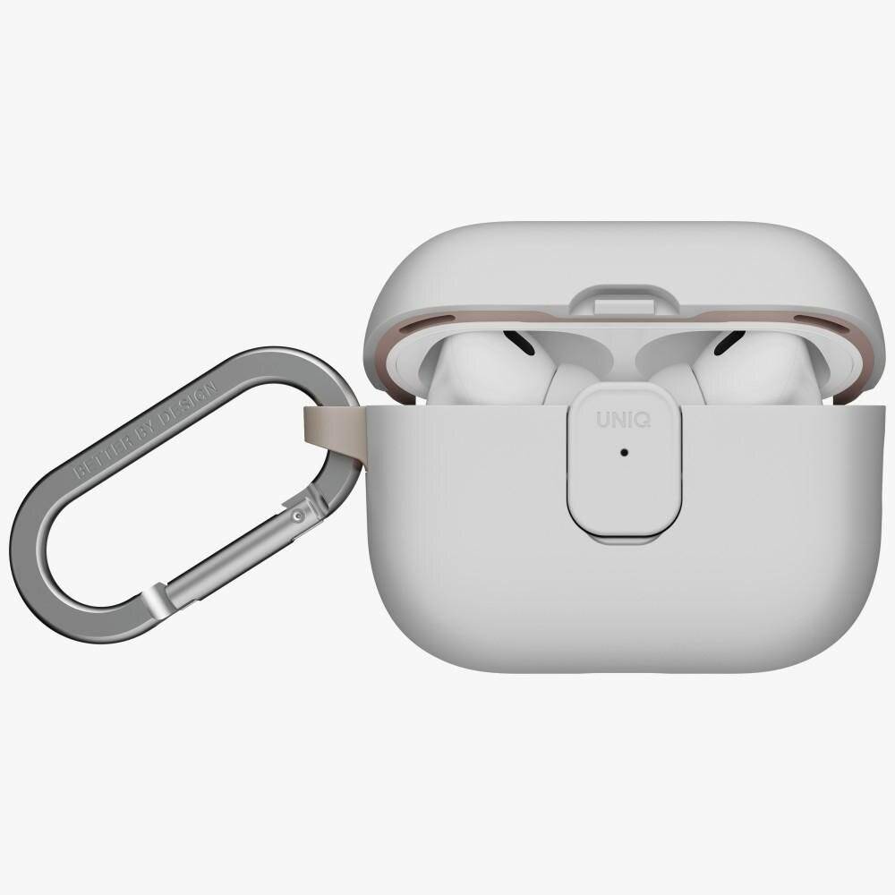 Uniq Clyde Hülle für AirPods Pro 3. Generation – Grau-Beige