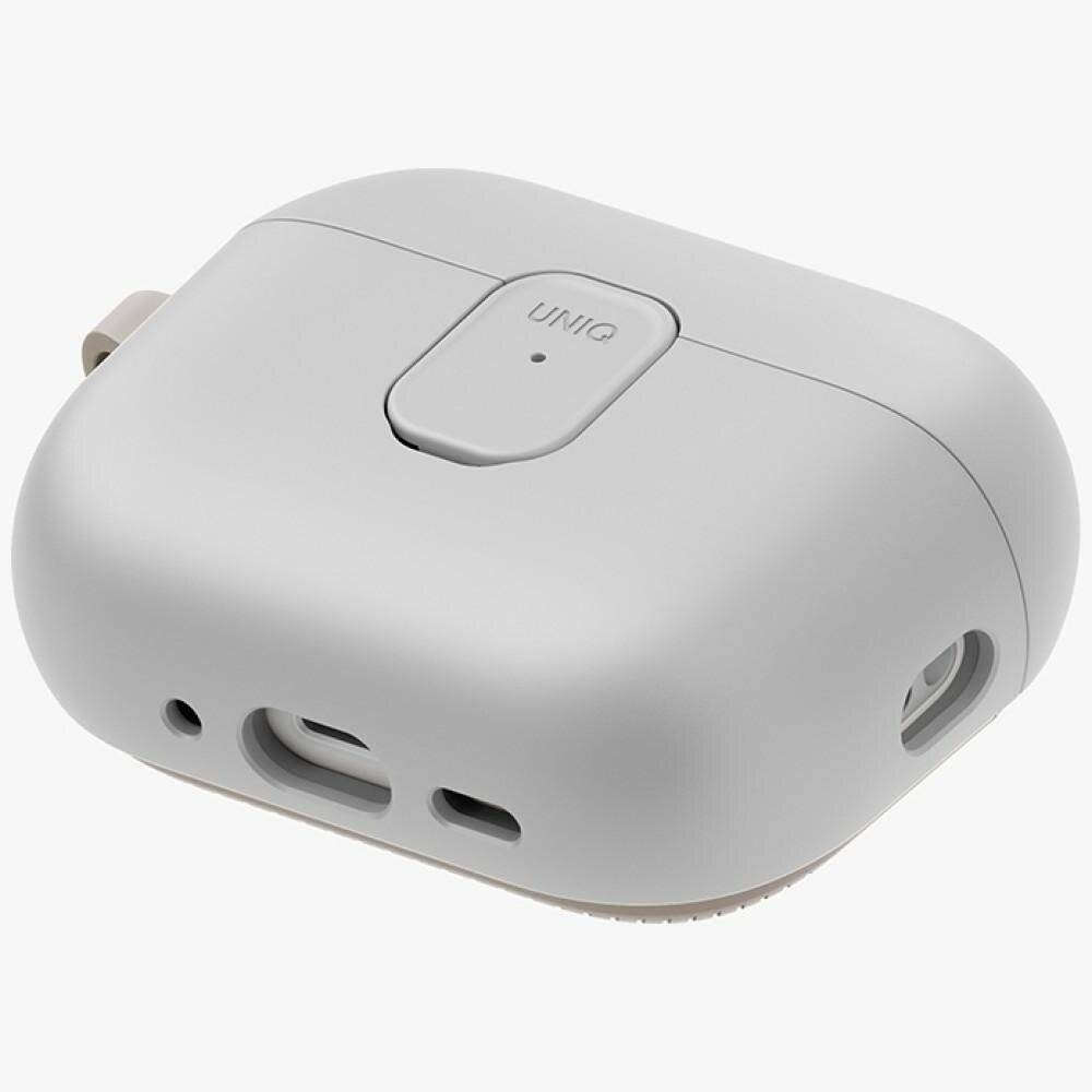 Uniq Clyde Hülle für AirPods Pro 3. Generation – Grau-Beige