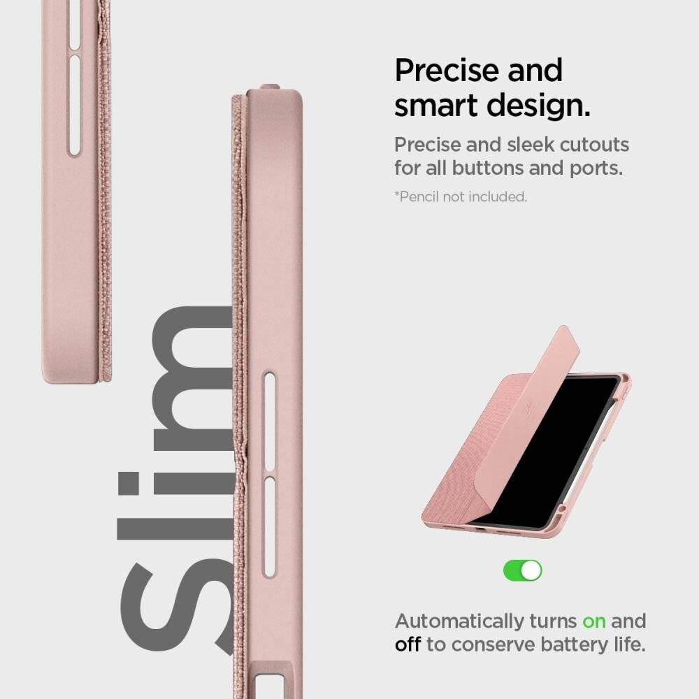Spigen Urban Fit Hülle für iPad Pro 11" 5/6/2024-2025 - Pink