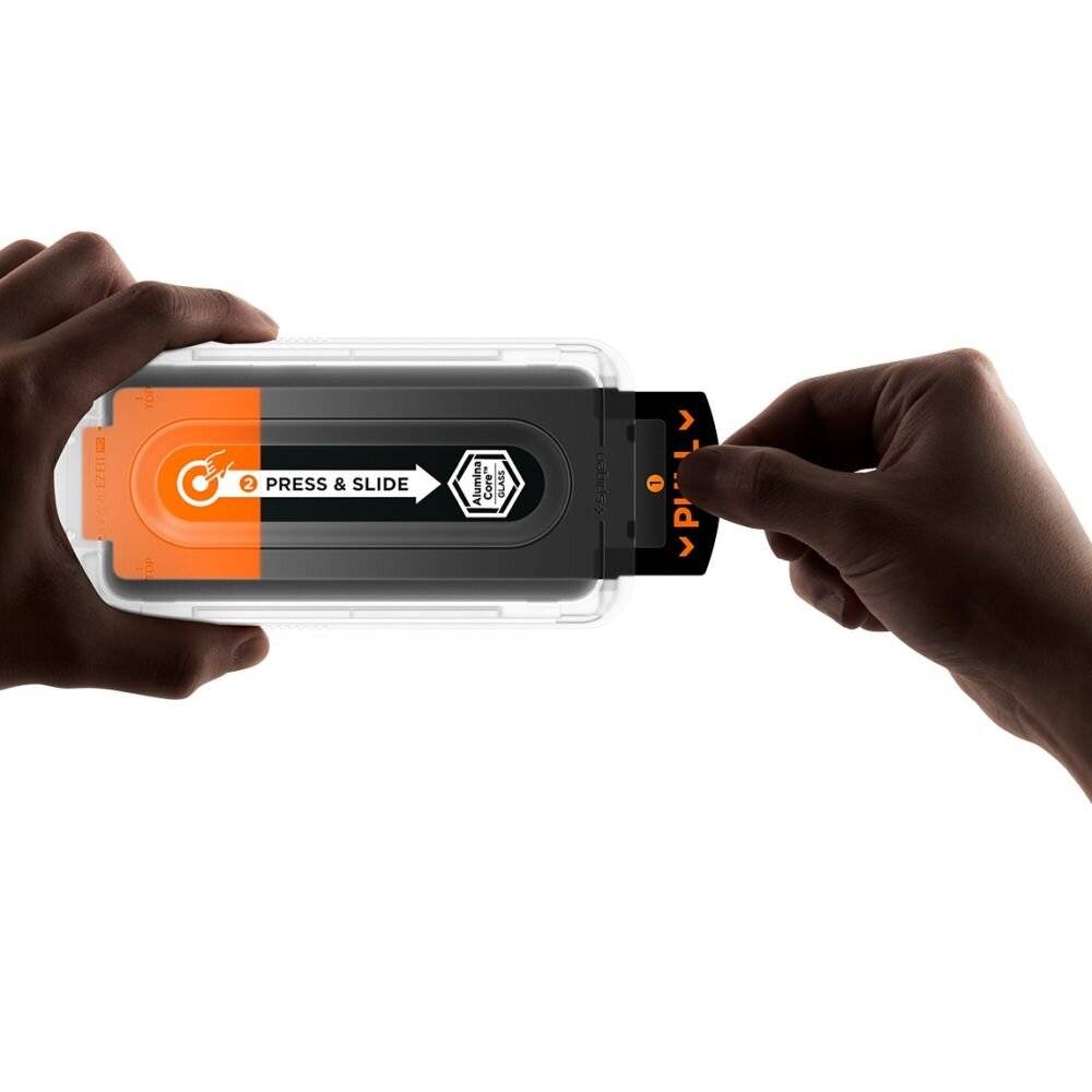 Spigen Glas.tR „EZ Fit Pro“ Schutzglas, 2er-Pack für Samsung Galaxy S25 FE