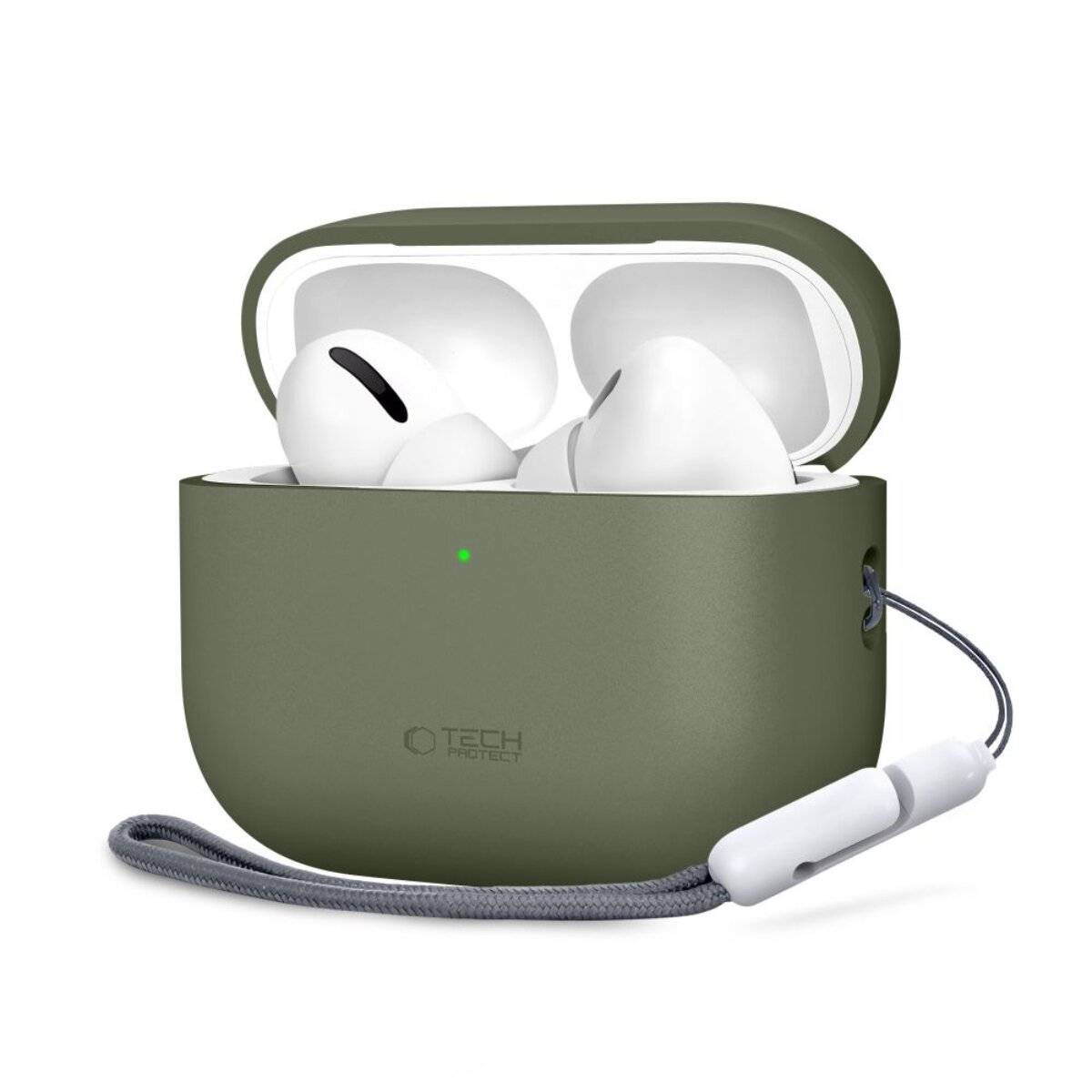 Tech-Protect Silikonhülle kompatibel mit AirPods Pro 3 Grün