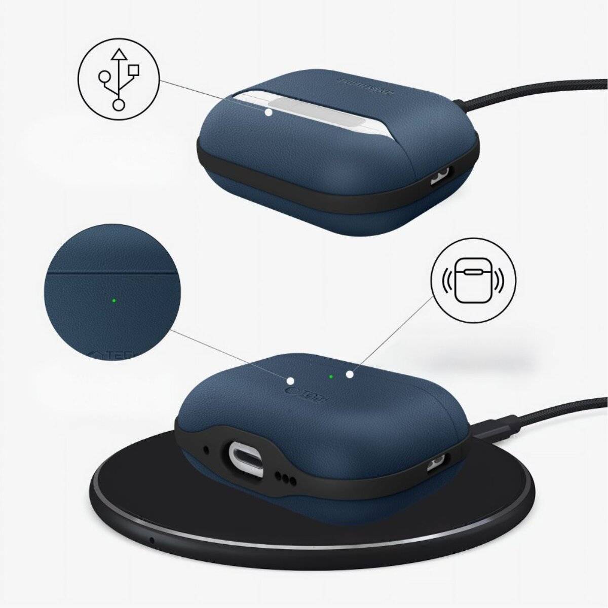 Eine schwarze Gaming-Maus mit bunten LED-Lichtern und den Worten „All for Gaming
