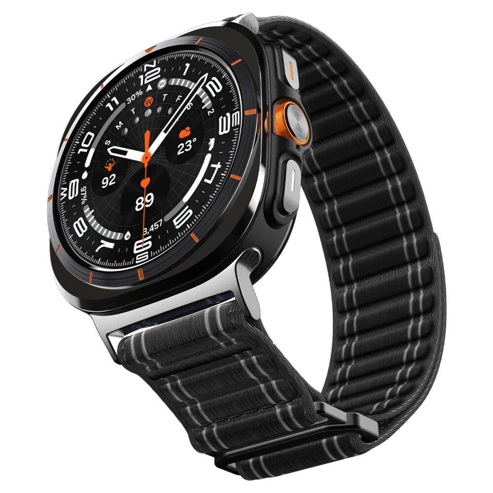 Spigen WBF0 Armband für Samsung Galaxy Watch Ultra 47 mm – Schwarz