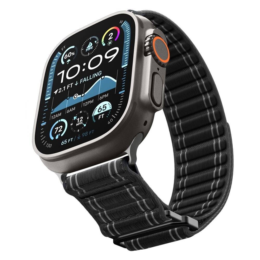 Spigen WBF0 Armband für Apple Watch 44 / 45 / 46 / 49 mm - Schwarz