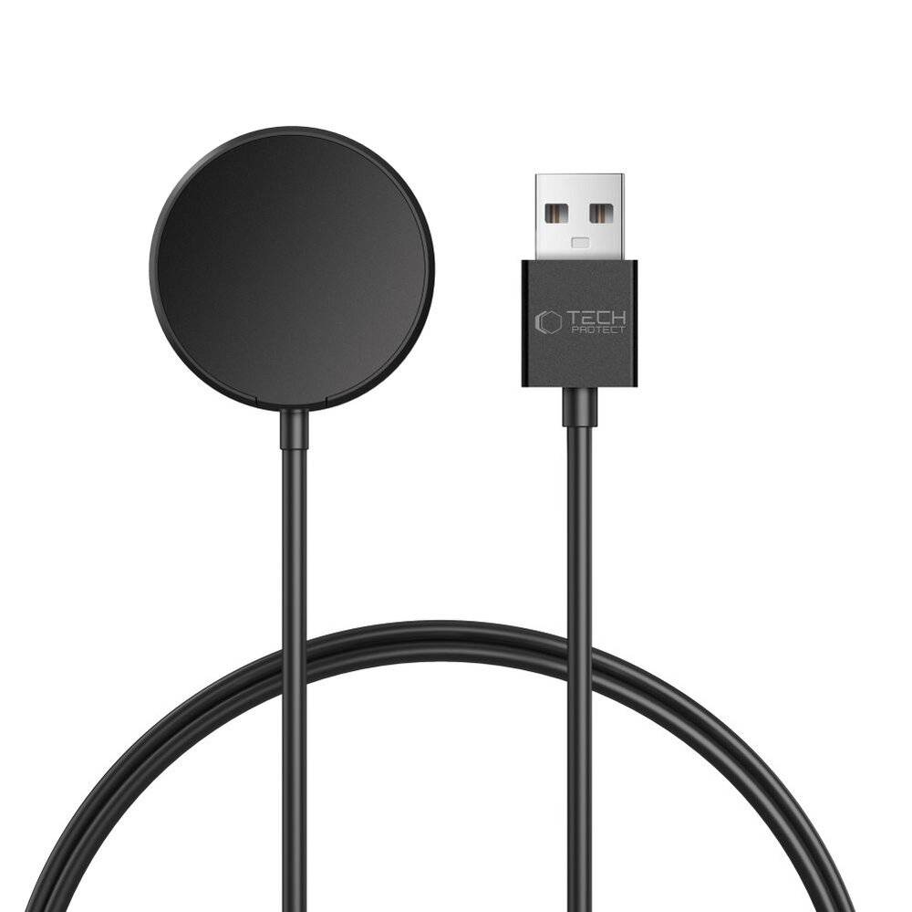 Tech-Protect MC03 UltraBoost Kabelloses Ladegerät für Samsung Galaxy Watch – Schwarz