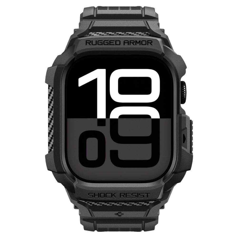 Spigen Rugged Armor Pro Armband für Apple Watch 42 mm – Schwarz