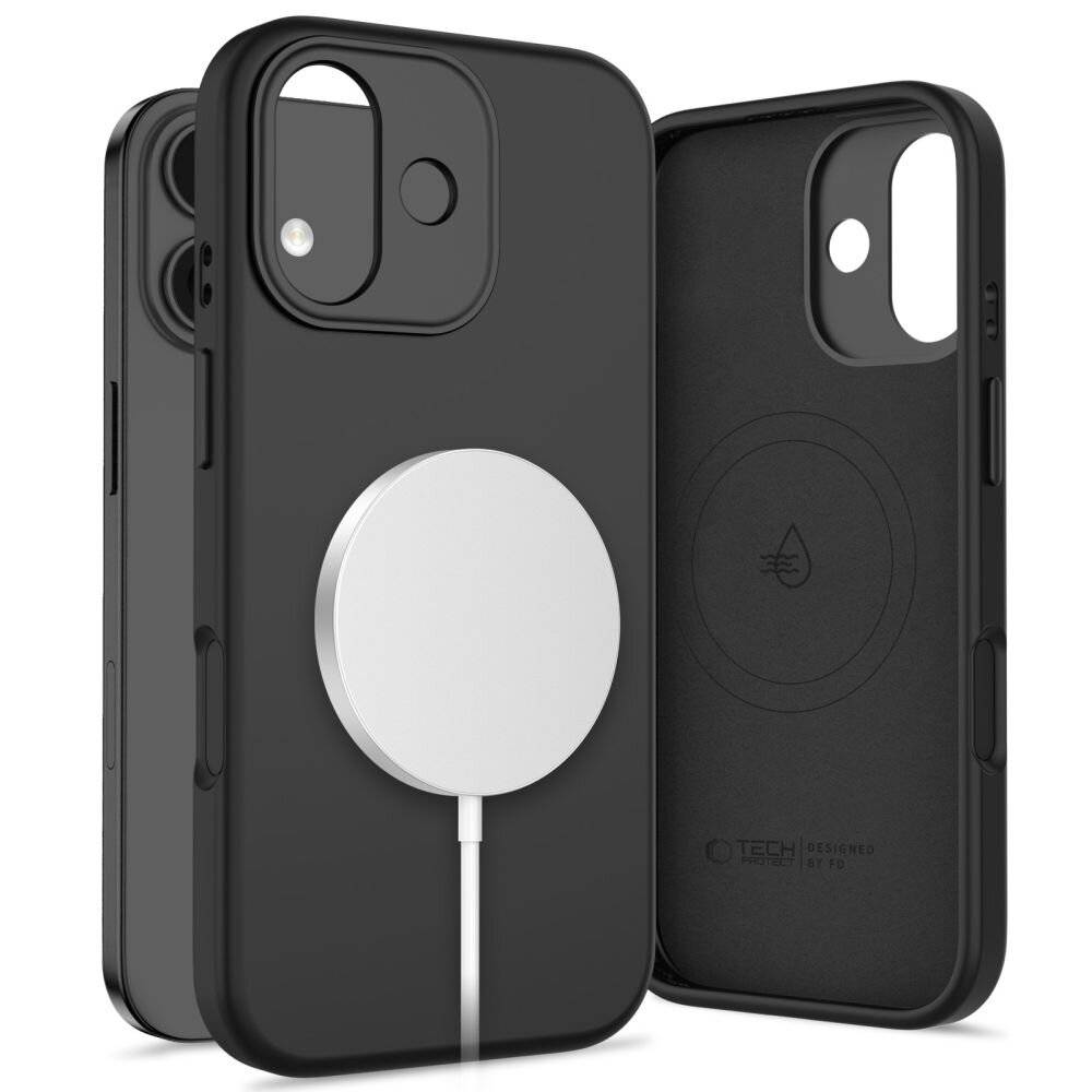 Tech-Protect Uniq MagSafe Hülle für iPhone 17 - Schwarz