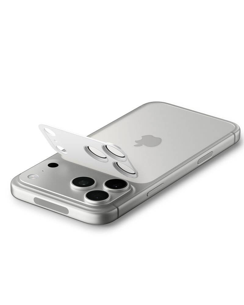 Spigen Optik Pro XL Kameralinsenglas für iPhone 17 Pro – Silber