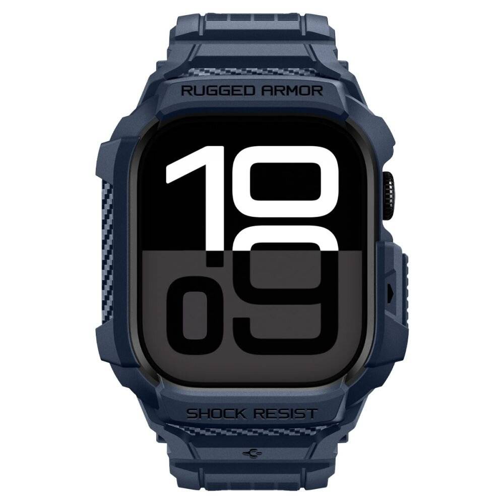Spigen Rugged Armor Pro Armband für Apple Watch 42 mm – Marineblau