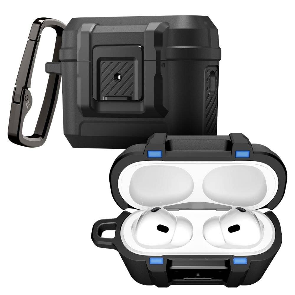 Spigen Lock Fit Hülle für AirPods Pro 3 – Schwarz