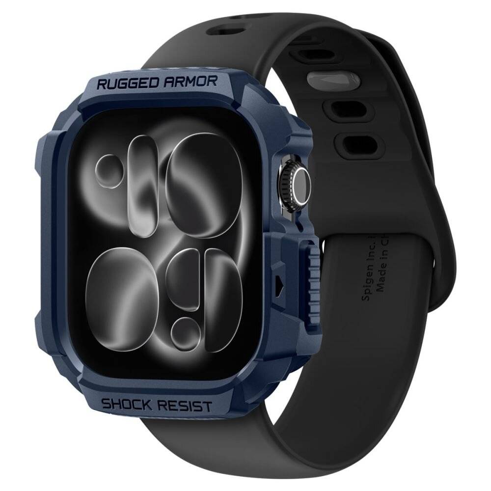 Spigen Rugged Armor Schutzhülle für Apple Watch 42 mm – Marineblau