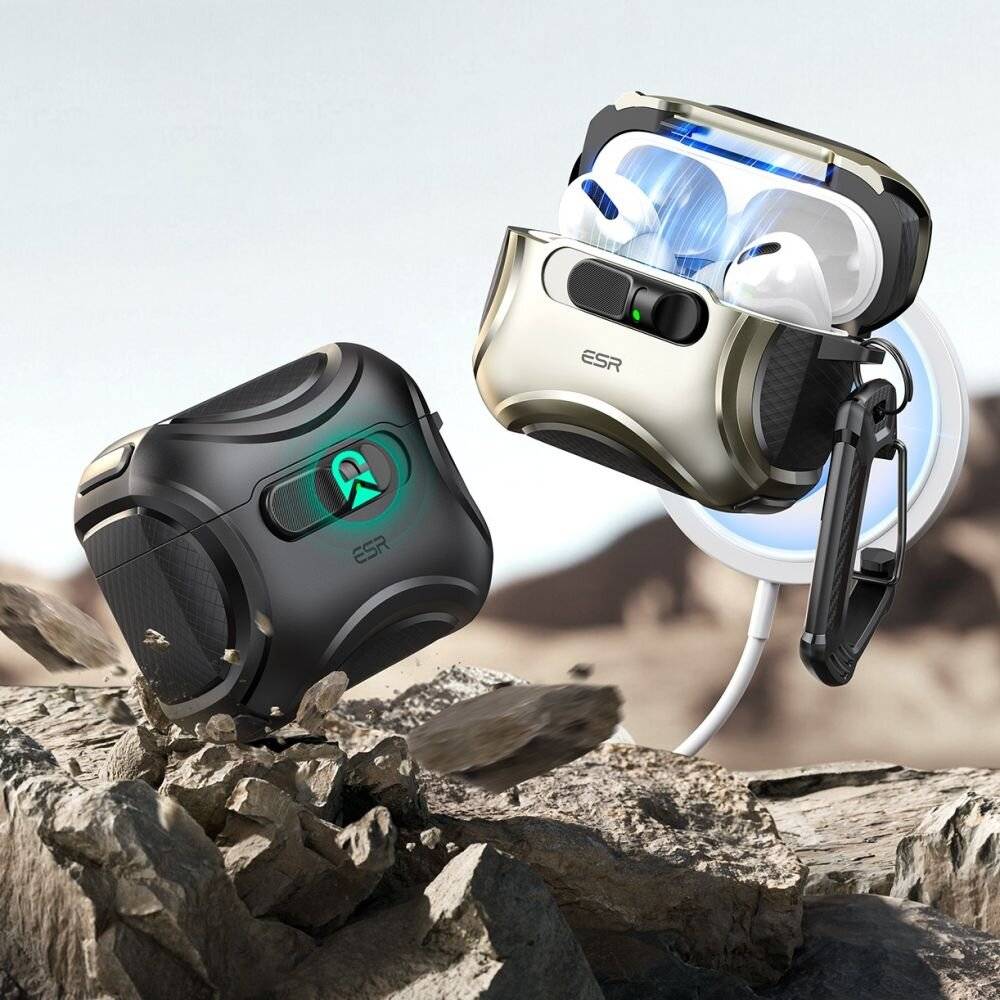 ESR Cyber ​​FlickLock MagSafe Hülle für AirPods Pro 3 – Schwarz