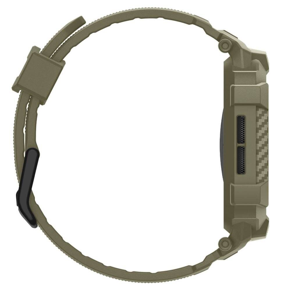 Spigen Rugged Armor Pro Armband für Apple Watch 46 mm – Grün