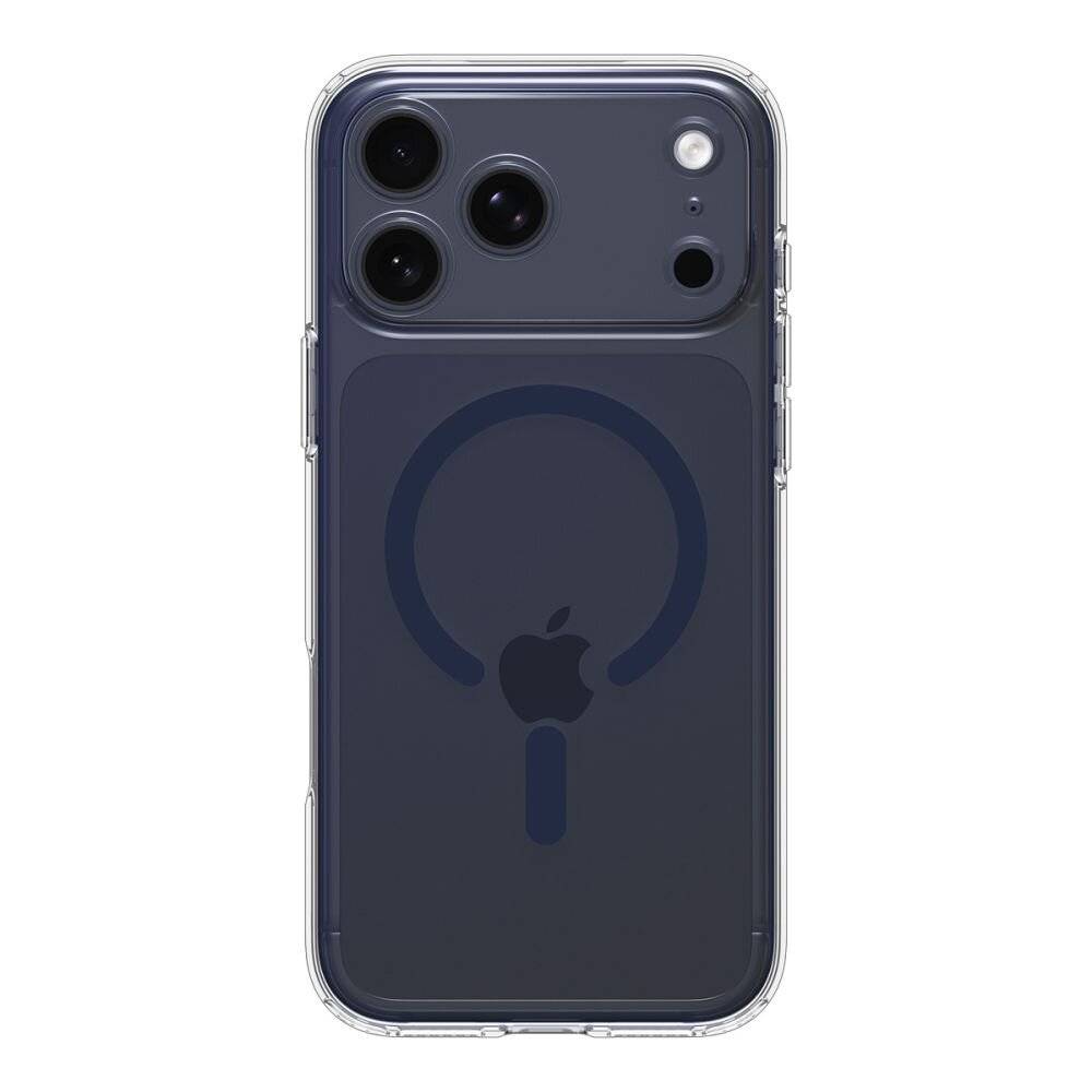 Spigen Ultra Hybrid MagSafe Hülle für iPhone 17 Pro Max – Transparentes Marineblau