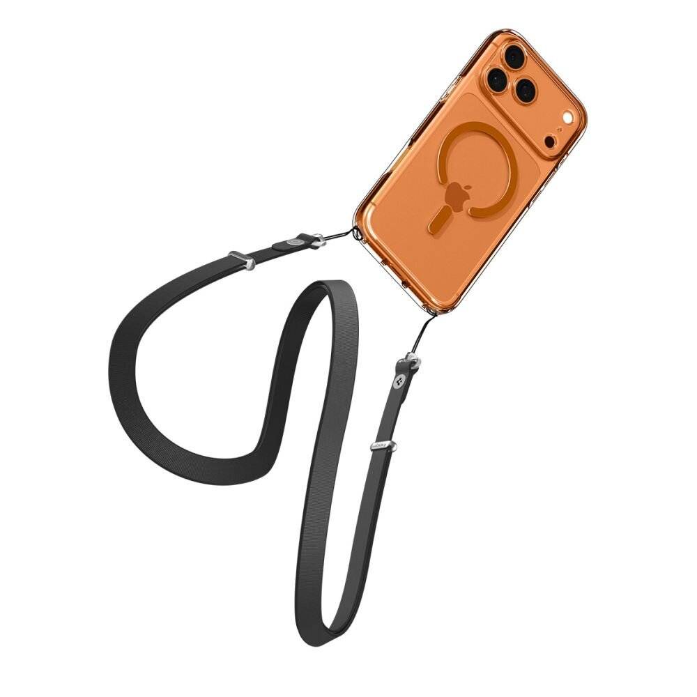 Spigen Ultra Hybrid MagSafe Hülle für iPhone 17 Pro – Transparentes Orange