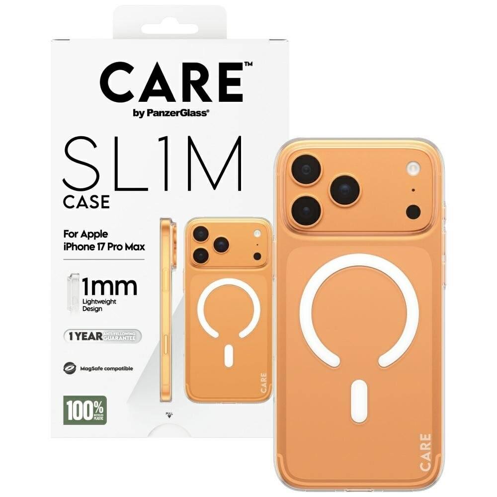 CARE by Schutzglass SL1M MagSafe Hülle für iPhone 17 Pro Max – Transparent