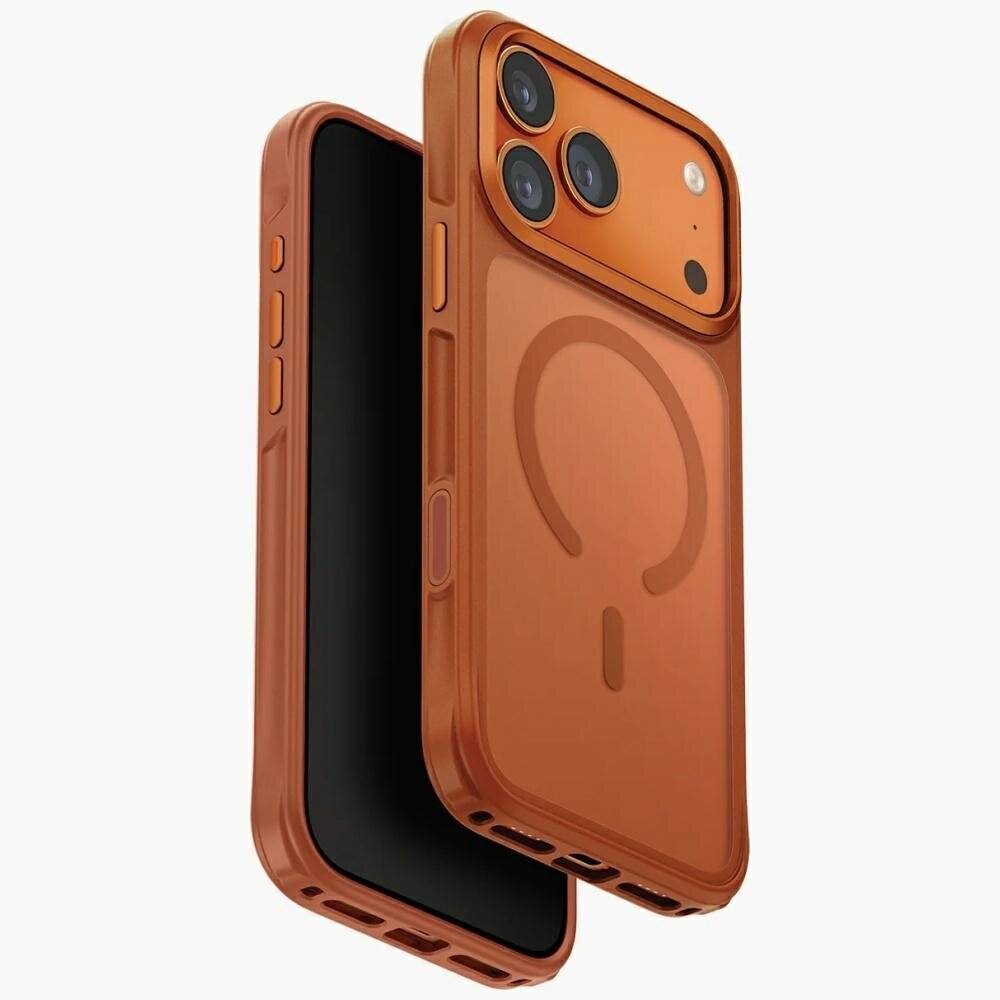 Uniq Veren iPhone 17 Pro Magclick Ladehülle – Orange